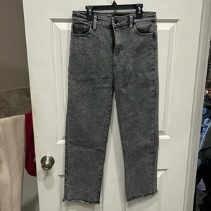 Black high waisted jeans